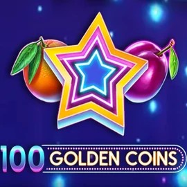 100 Golden Coins online game logo by Amusnet Interactive on casinolyapp.com