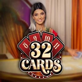 32 Cards slot logo by Ezugi at Casinoly Casino