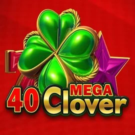 Official Slots logo: 40 Mega Clover by Amusnet Interactive at Casinoly Casino