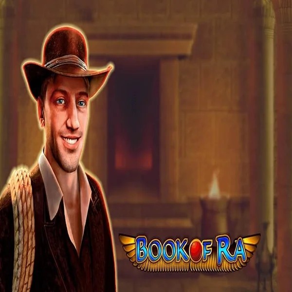 Book of Ra slot icon by Greentube, available at Casinoly Casino