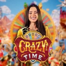 Crazy Time logo – Live Casino by Evolution at Casinoly Casino