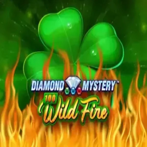 Diamond Mystery 100 Wild Fire slot visual from Greentube available on casinolyapp.com