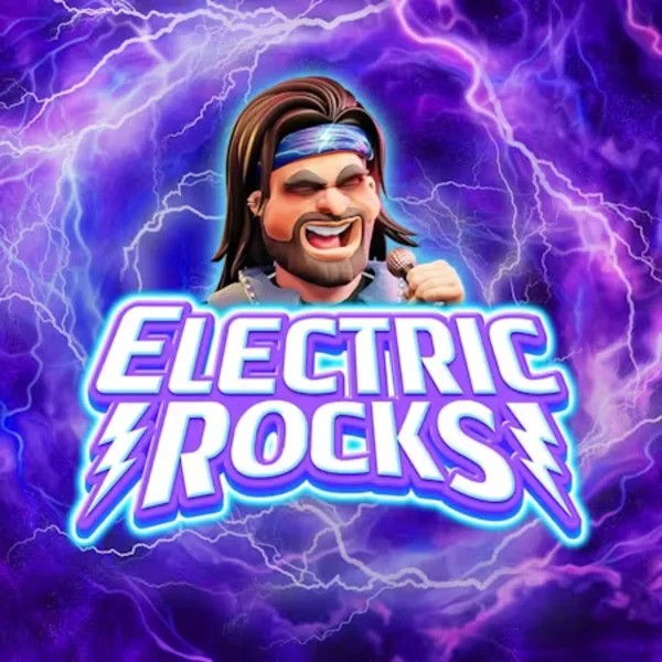Electric Rocks slot visual from Inspired Gaming available on casinolyapp.com