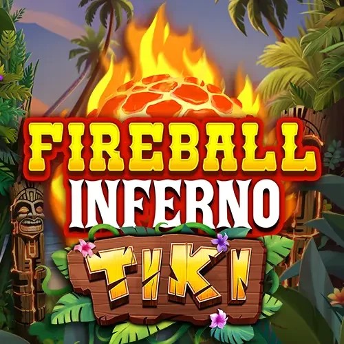 Fireball Inferno Tiki slot icon by NetEnt, available at Casinoly Casino