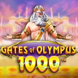 Gates of Olympus 1000 logo by Pragmatic Play at Casinoly Casino