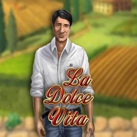 La Dolce Vita slot logo by Gamomat at Casinoly Casino