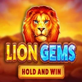 Lion Gems Hold and Win by Playson, showcased at casinolyapp.com – game logo