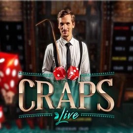 Live Craps slot icon by Evolution, available at Casinoly Casino