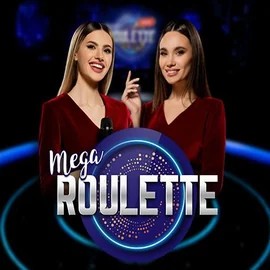 Official Live Casino logo: Mega Roulette by Pragmatic Play at Casinoly Casino