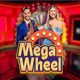 Mega Wheel online game logo by Pragmatic Play on casinolyapp.com