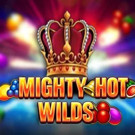 Mighty Hot Wilds slot logo by Inspired Gaming at Casinoly Casino