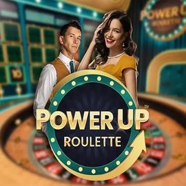 PowerUP Roulette slot logo by Pragmatic Play at Casinoly Casino
