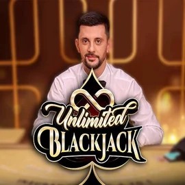 Unlimited Blackjack logo by Ezugi Casinoly Casino