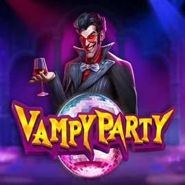 Vampy Party slot logo by Pragmatic Play at Casinoly Casino